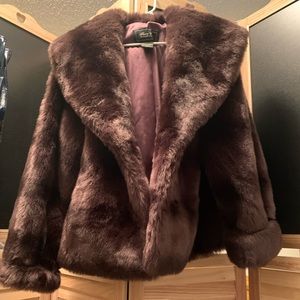 Terry Lewis Faux Fur 1X purple tones